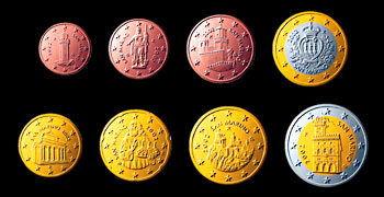 euro geschenk sammlung san marino